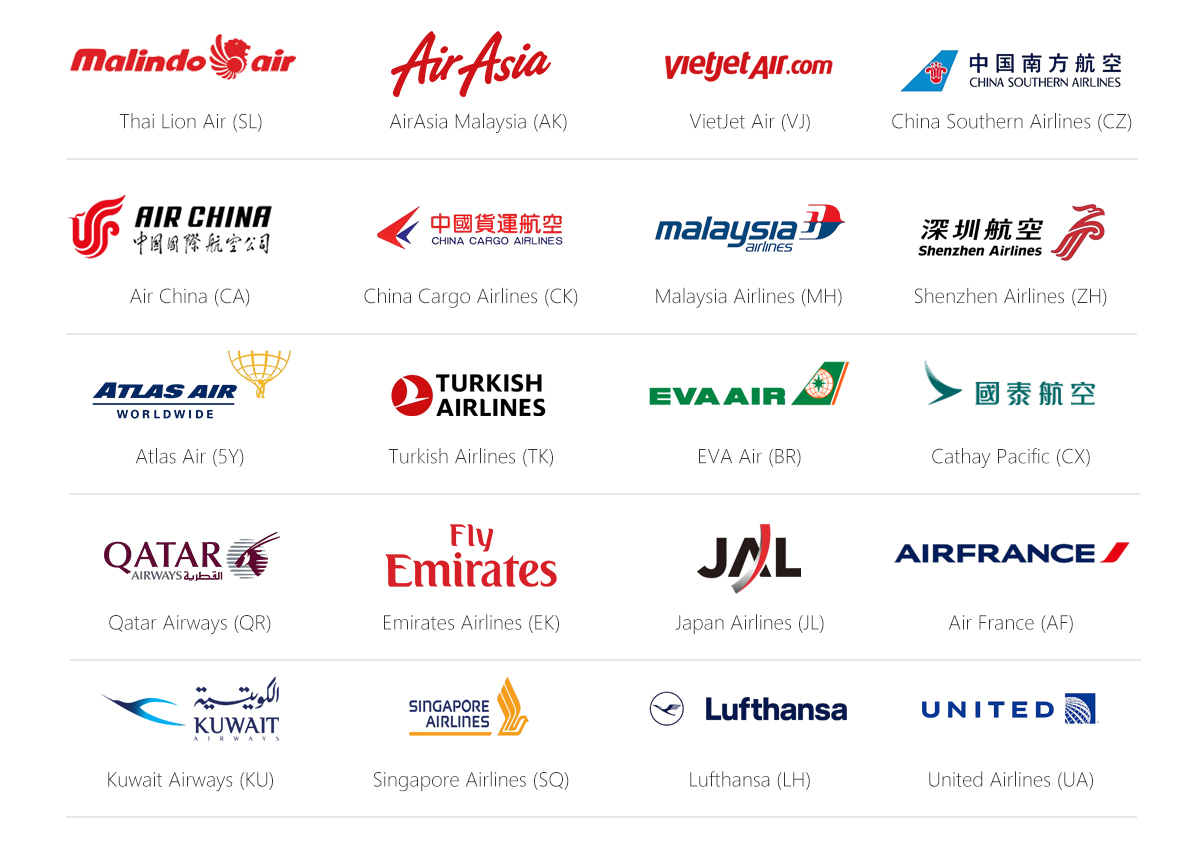 Global air freight airport to airport service
